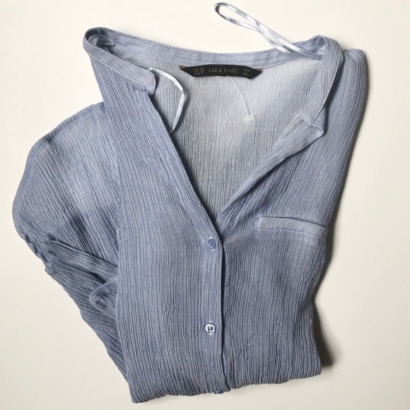 Zara Basic | Button-down Blouse - Picture 5 of 9
